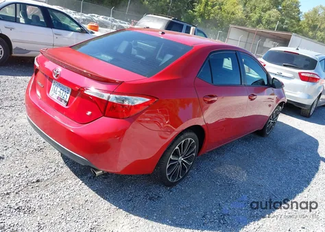2014 Toyota Corolla S Premium z USA, uszkodzony, nr VIN 2T1BURHE8EC094501